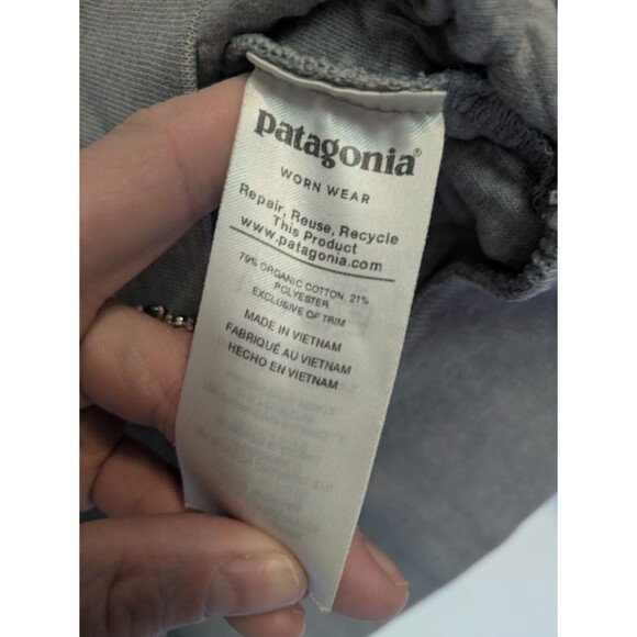 Patagonia Reclaimed Organic Cotton Quilted Sweatshirt Womens Small Crewneck Bike - Picture 3 of 4